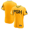 MATTH P.Pirates Blank Player Gold City Connect Home Limited Stitched Jerseys