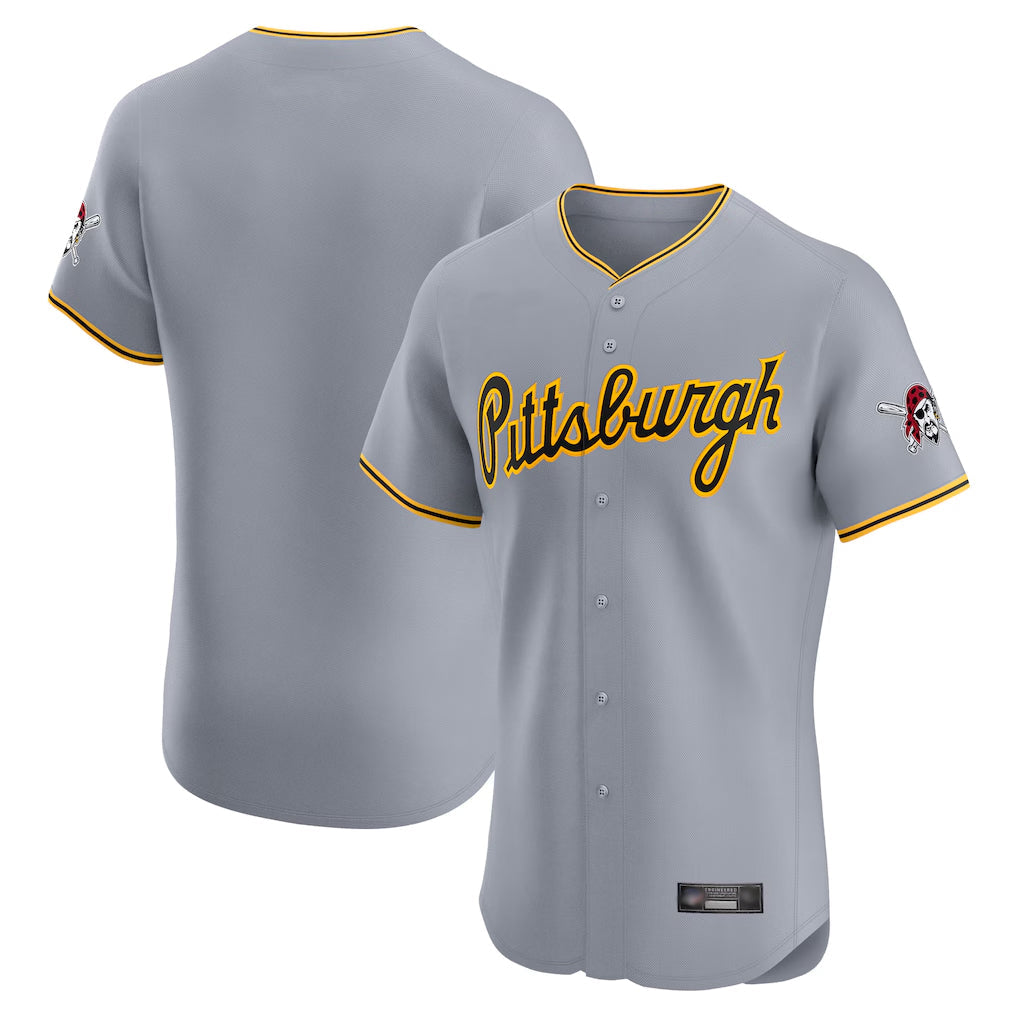 MATTH P.Pirates Blank Player Gray Road Home Limited Elite Stitched Jerseys