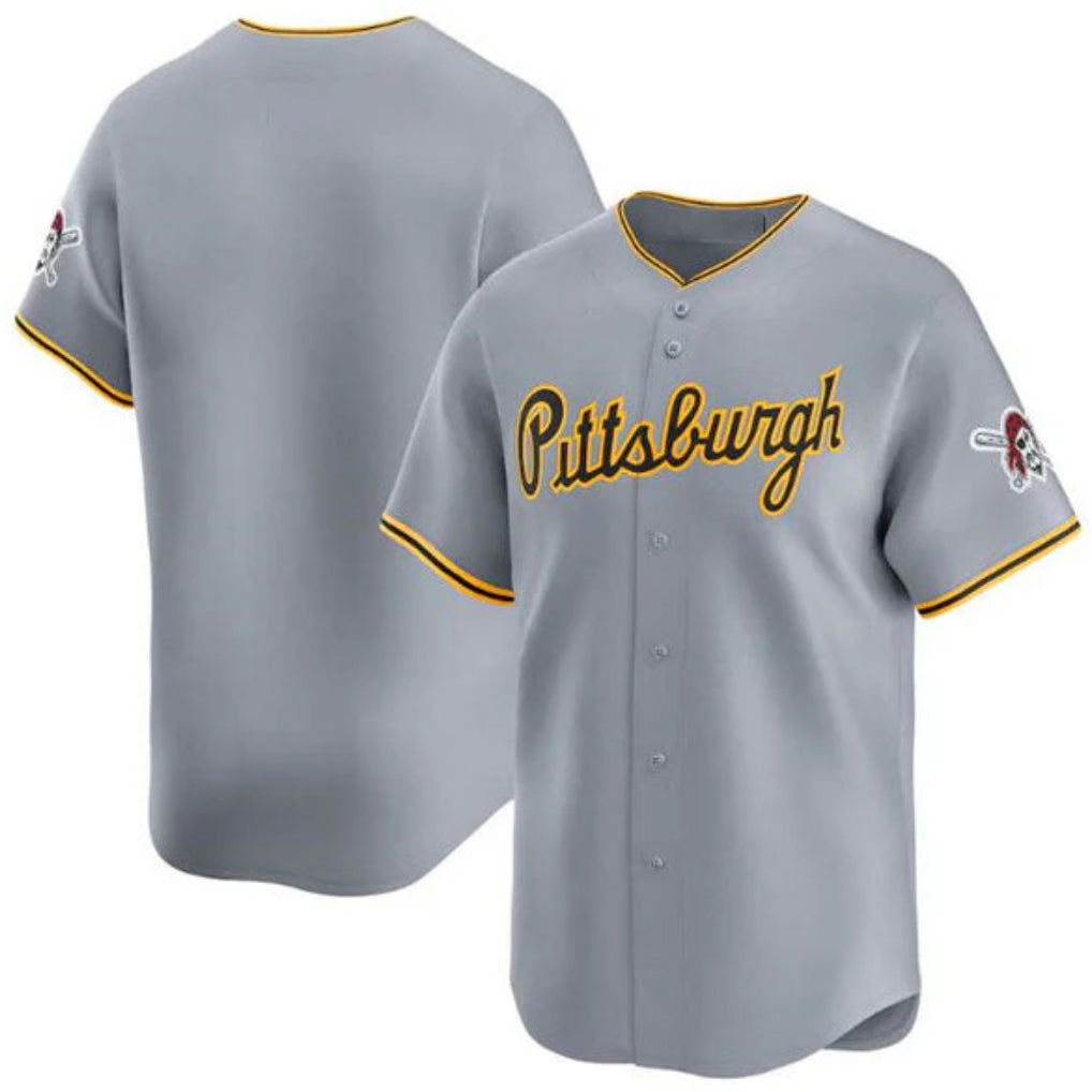 MATTH P.Pirates Blank Player Gray Road Home Limited Stitched Jerseys