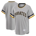 MATTH P.Pirates Blank Player Gray Throwback Cooperstown Collection Limited T-shirt Stitched Jerseys