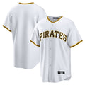 MATTH P.Pirates Blank Player White Home Game Stitched Jerseys
