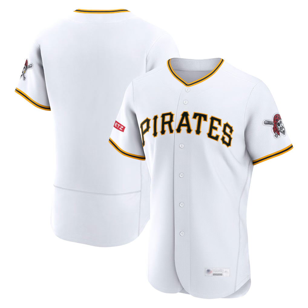 MATTH P.Pirates Blank Player White Home Limited Elite Stitched Jerseys