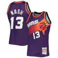MATTH P.Sunss #13 Steve Nash Mitchell & Ness Purple 1996-1997 Hardwood Classics Swingman Jerseys