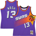 MATTH P.Sunss #13 Steve Nash Mitchell & Ness Purple Hardwood Classics 1996-1997 Tropical Swingman Jerseys