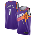 MATTH P.Sunss #1 Devin Booker Purple Swingman Jerseys - Classic Edition