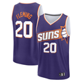 MATTH P.Sunss #20 Rasheer Fleming Fanatics Purple Fast Break Replica Jerseys - Icon Edition