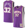 MATTH P.Sunss #32 Amar'e Stoudemire Mitchell & Ness Purple Hardwood Classics Authentic Jerseys