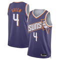 MATTH P.Sunss #4 Jalen Green Purple Swingman Jerseys - Icon Edition