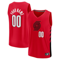 MATTH PT.Blazers Fanatics Red Fast Break Replica Jerseys - Statement Edition