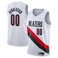 MATTH PT.Blazers #00 Scoot Henderson White Swingman Jerseys - Association Edition