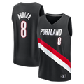 MATTH PT.Blazers #8 Deni Avdija Fanatics Black Fast Break Replica Jerseys - Icon Edition