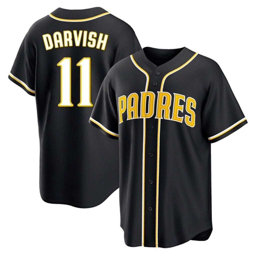 MATTH S.Diego Padres #11 Yu Darvish Player Black 2026 Fashion Home Stitched Jerseys