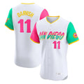 MATTH S.Diego Padres #11 Yu Darvish Player White City Connect Home Limited Elite Stitched Jerseys