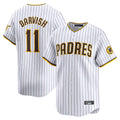 MATTH S.Diego Padres #11 Yu Darvish Player White Home Limited Stitched Jerseys