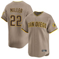 MATTH S.Diego Padres #22 Mason Miller Player Khaki Home Limited Stitched Jerseys