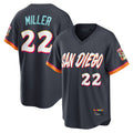 MATTH S.Diego Padres #22 Mason Miller Player Obsidian 2026 City Connect Home Limited T-shirt Stitched Jerseys