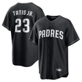 MATTH S.Diego Padres #23 Fernando Tatis Jr Player Black Home Game Stitched Jerseys