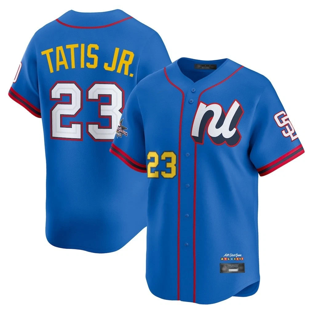 MATTH S.Diego Padres #23 Fernando Tatis Jr Player Blue National League All-Star Game Limited Stitched Jerseys