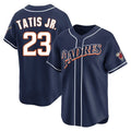 MATTH S.Diego Padres #23 Fernando Tatis Jr Player Navy Cooperstown Collection Limited Home Stitched Jerseys