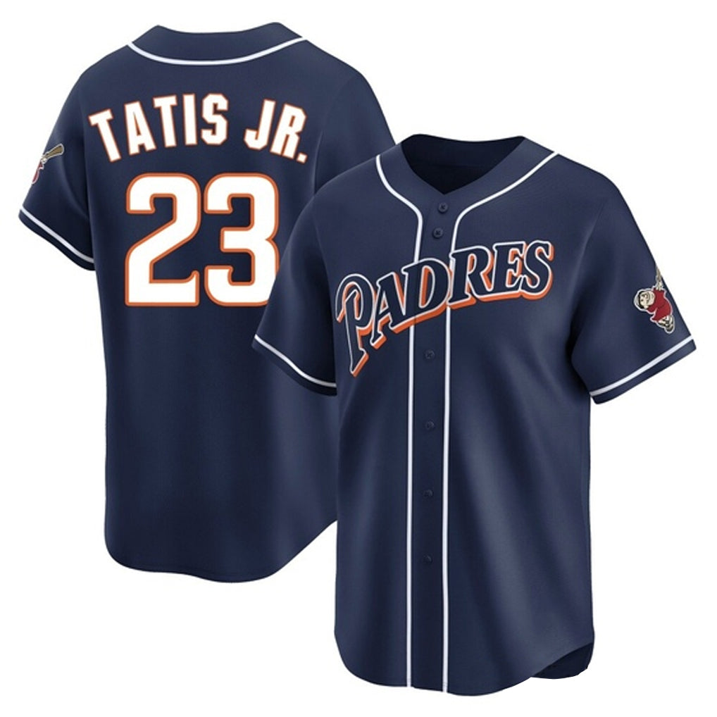 MATTH S.Diego Padres #23 Fernando Tatis Jr Player Navy Cooperstown Collection Limited Home Stitched Jerseys