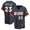 MATTH S.Diego Padres #23 Fernando Tatis Jr Player Obsidian 2026 City Connect Home Game T-shirt Stitched Jerseys