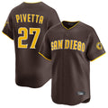 MATTH S.Diego Padres #27 Nick Pivetta Player Brown Home Limited Stitched Jerseys