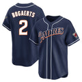 MATTH S.Diego Padres #2 Xander Bogaerts Player Navy Cooperstown Collection Limited Home Stitched Jerseys