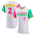 MATTH S.Diego Padres #2 Xander Bogaerts Player White City Connect Home Limited Elite Stitched Jerseys
