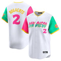 MATTH S.Diego Padres #2 Xander Bogaerts Player White City Connect Home Limited Stitched Jerseys