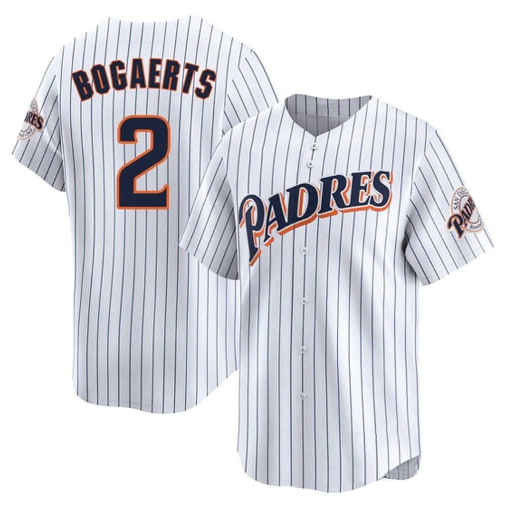 MATTH S.Diego Padres #2 Xander Bogaerts Player White Cooperstown Collection Limited Home Stitched Jerseys