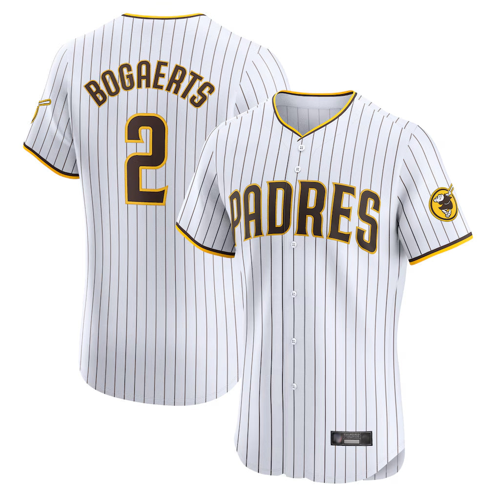 MATTH S.Diego Padres #2 Xander Bogaerts Player White Home Limited Elite Stitched Jerseys