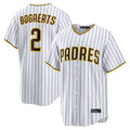 MATTH S.Diego Padres #2 Xander Bogaerts Player White Home Limited Game Stitched Jerseys