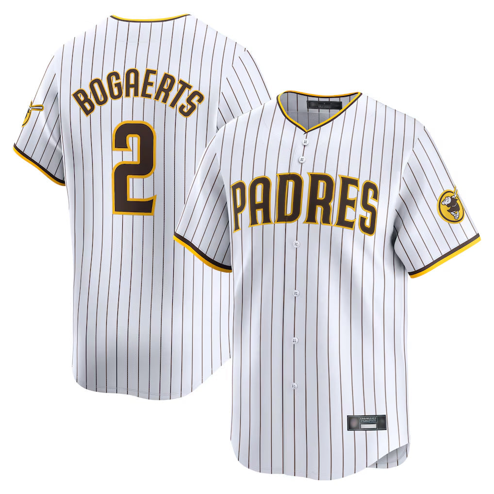 MATTH S.Diego Padres #2 Xander Bogaerts Player White Home Limited Stitched Jerseys