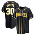MATTH S.Diego Padres #30 Gavin Sheets Player Black 2026 Fashion Home Stitched Jerseys