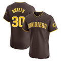 MATTH S.Diego Padres #30 Gavin Sheets Player Brown Home Limited Elite Stitched Jerseys