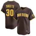 MATTH S.Diego Padres #30 Gavin Sheets Player Brown Home Limited Stitched Jerseys