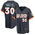 MATTH S.Diego Padres #30 Gavin Sheets Player Obsidian 2026 City Connect Home Limited T-shirt Stitched Jerseys
