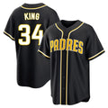 MATTH S.Diego Padres #34 Michael King Player Black 2026 Fashion Home Stitched Jerseys
