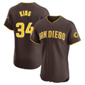 MATTH S.Diego Padres #34 Michael King Player Brown Home Limited Elite Stitched Jerseys