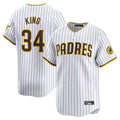 MATTH S.Diego Padres #34 Michael King Player White Home Limited Stitched Jerseys