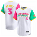 MATTH S.Diego Padres #3 Jackson Merrill Player White City Connect Home Limited Stitched Jerseys