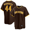 MATTH S.Diego Padres #44 Joe Musgrove Player Brown Home Game Stitched Jerseys