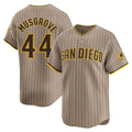 MATTH S.Diego Padres #44 Joe Musgrove Player Khaki Home Limited Stitched Jerseys