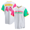 MATTH S.Diego Padres #44 Joe Musgrove Player White City Connect Home Game Stitched Jerseys