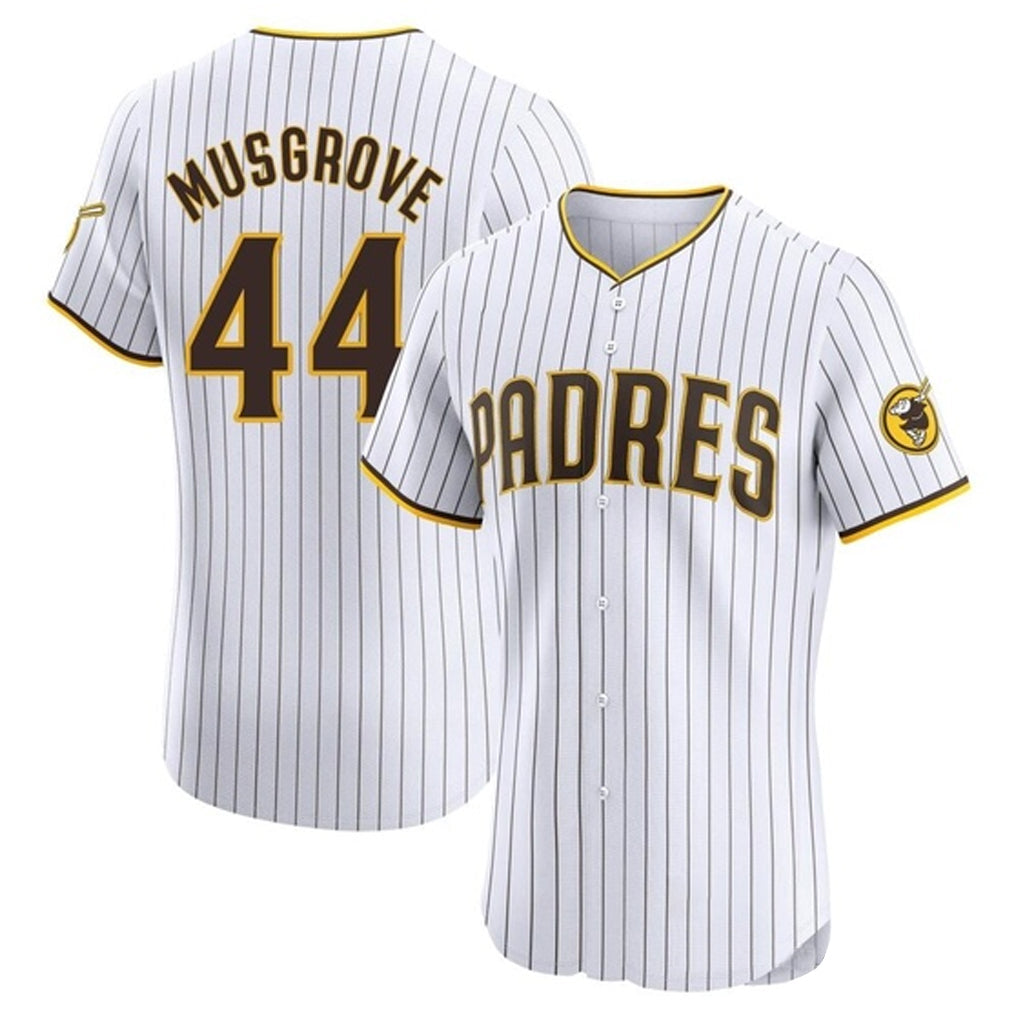 MATTH S.Diego Padres #44 Joe Musgrove Player White Home Limited Elite Stitched Jerseys
