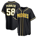 MATTH S.Diego Padres #58 Wandy Peralta Player Black 2026 Fashion Home Stitched Jerseys