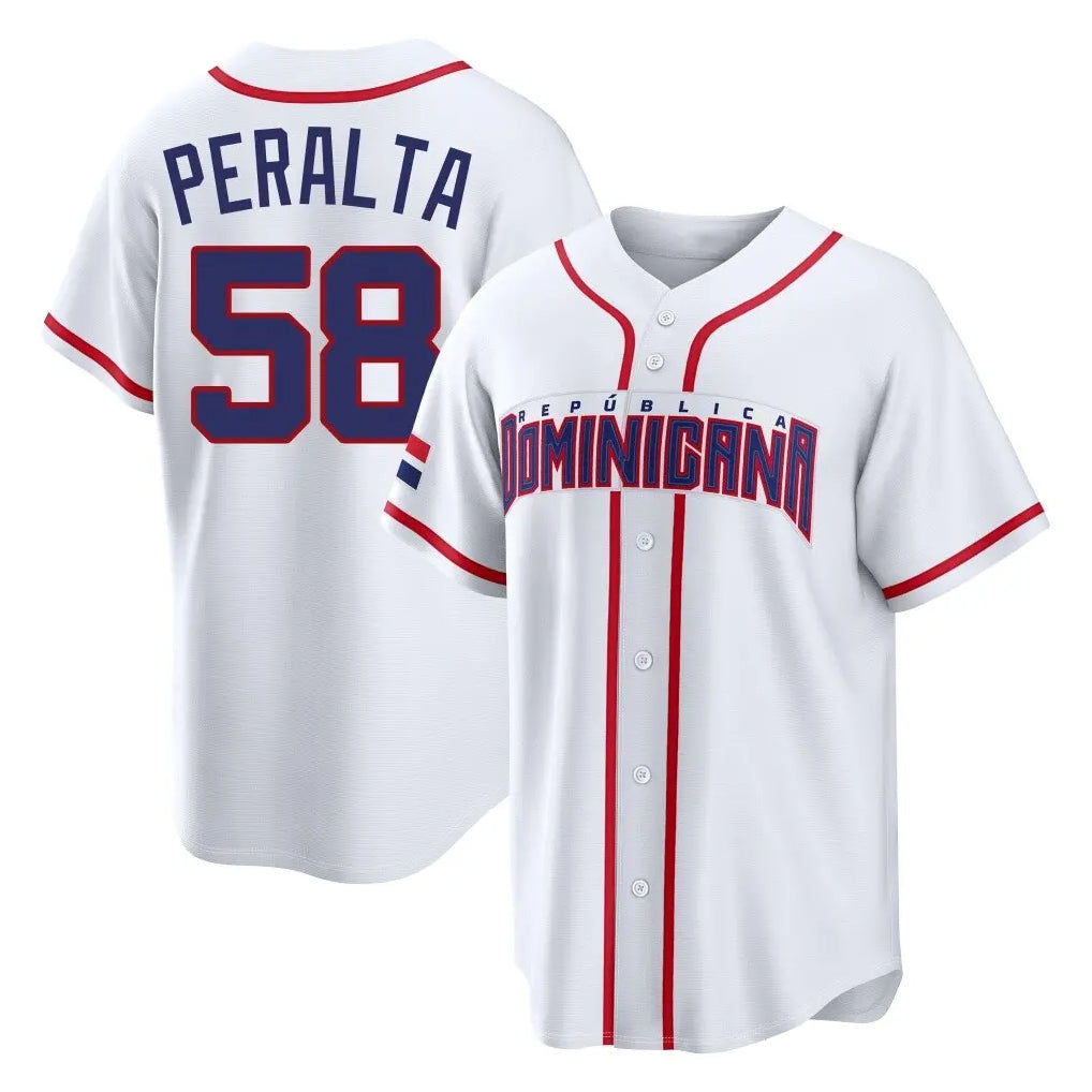MATTH S.Diego Padres #58 Wandy Peralta Player White 2026 World Classic Home Limited Stitched Jerseys
