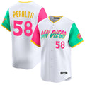 MATTH S.Diego Padres #58 Wandy Peralta Player White City Connect Home Limited Stitched Jerseys