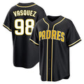 MATTH S.Diego Padres #98 Randy Vasquez Player Black 2026 Fashion Home Stitched Jerseys