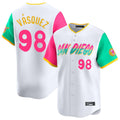 MATTH S.Diego Padres #98 Randy Vasquez Player White City Connect Home Limited Stitched Jerseys
